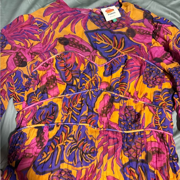 Farm Rio NWT Ruffled Corseted mini Dress 😍 - Picture 2 of 13